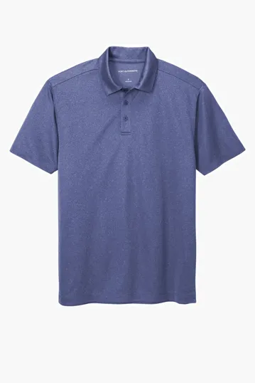 Port Authority Heathered Silk Touch Performance Polo — view 7