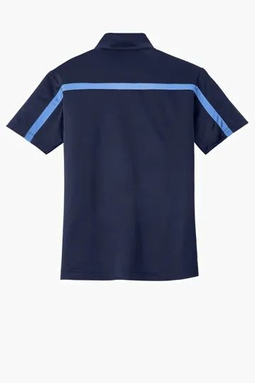 Port Authority Silk Touch Performance Colorblock Stripe Polo — view 12