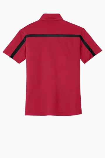 Port Authority Silk Touch Performance Colorblock Stripe Polo — view 13
