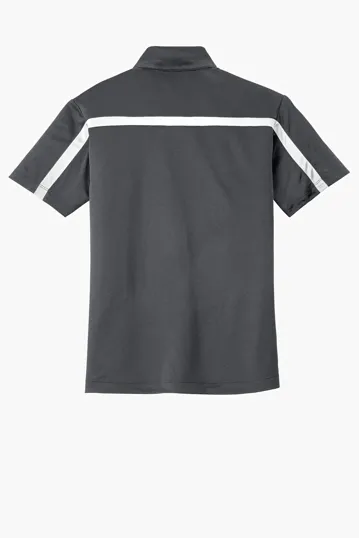 Port Authority Silk Touch Performance Colorblock Stripe Polo — view 14