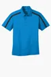 Port Authority Silk Touch Performance Colorblock Stripe Polo — view 3
