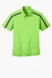 Port Authority Silk Touch Performance Colorblock Stripe Polo — view 4