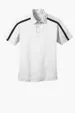 Port Authority Silk Touch Performance Colorblock Stripe Polo — view 8