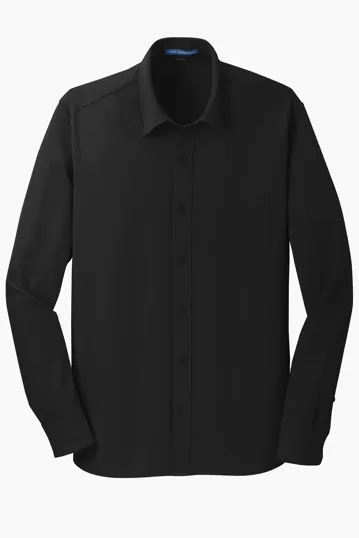 Port Authority Dimension Knit Dress Shirt — view 3