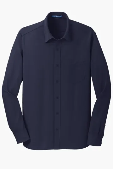 Port Authority Dimension Knit Dress Shirt — view 4