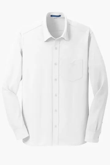 Port Authority Dimension Knit Dress Shirt — view 6