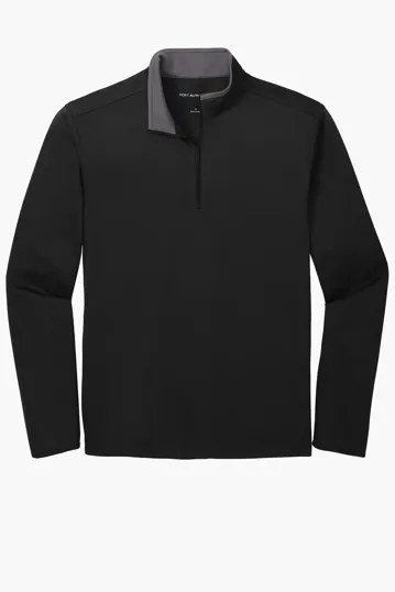 Port Authority Silk Touch Performance 1/4-Zip — view 2