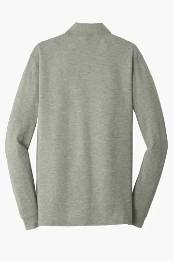Port Authority EZCotton Long Sleeve Polo — view 9