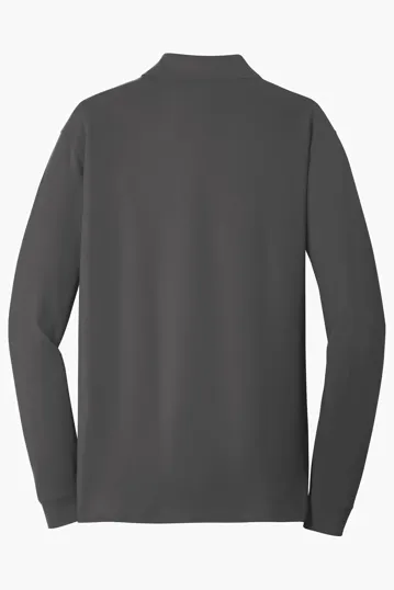 Port Authority EZCotton Long Sleeve Polo — view 10