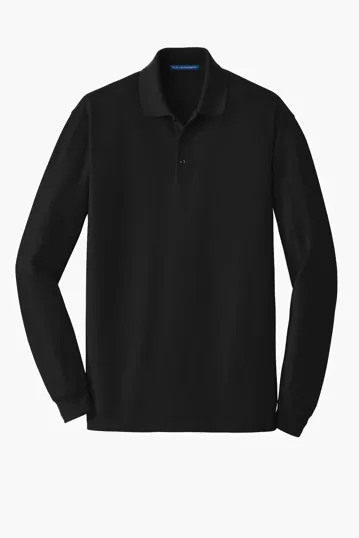 Port Authority EZCotton Long Sleeve Polo — view 2
