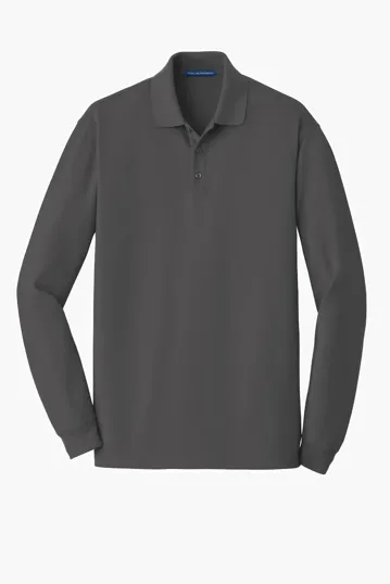 Port Authority EZCotton Long Sleeve Polo — view 5