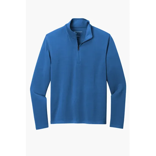Port Authority Microterry 1/4-Zip Pullover — view 2