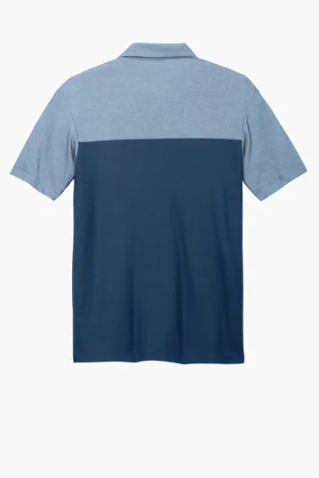 Port Authority Fine Pique Blend Blocked Polo — view 5
