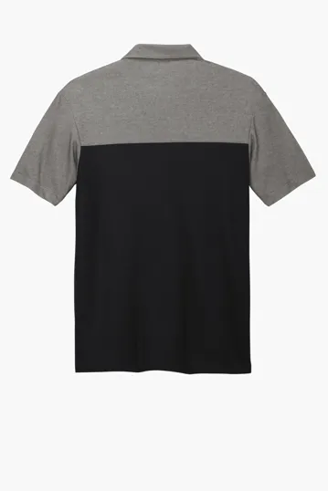 Port Authority Fine Pique Blend Blocked Polo — view 6