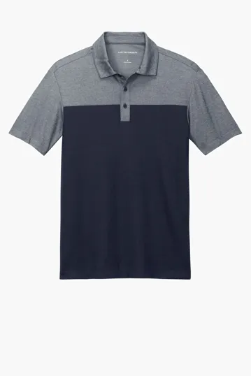 Port Authority Fine Pique Blend Blocked Polo — view 4