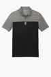 Port Authority Fine Pique Blend Blocked Polo — view 3