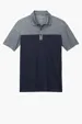 Port Authority Fine Pique Blend Blocked Polo — view 4
