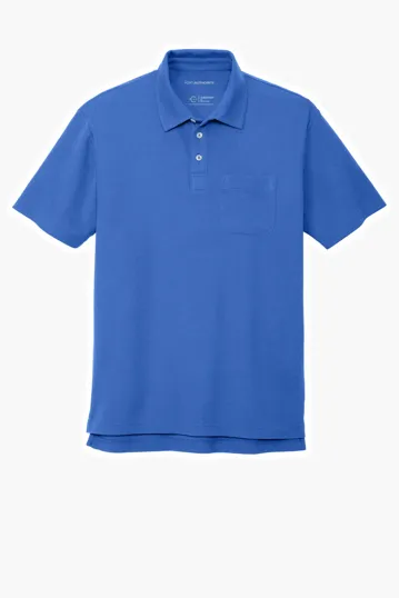 Port Authority C-FREE Cotton Blend Pique Pocket Polo — view 8