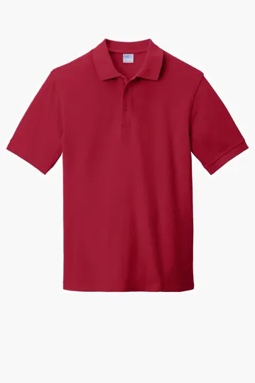 Port & Co Combed Ring Spun Pique Polo — view 7