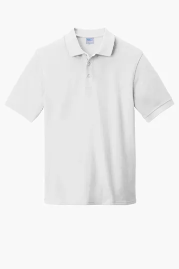 Port & Co Combed Ring Spun Pique Polo — view 10