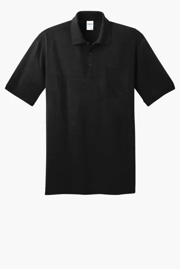 Port & Co Core Blend Jersey Knit Pocket Polo — view 5