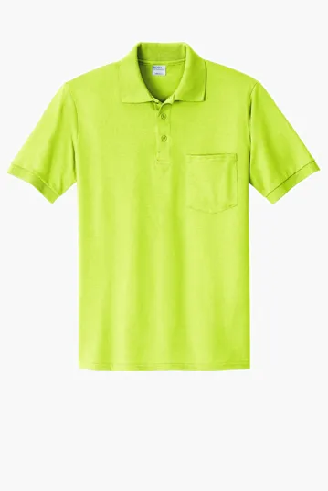 Port & Co Core Blend Jersey Knit Pocket Polo — view 7