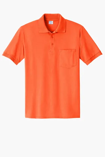 Port & Co Core Blend Jersey Knit Pocket Polo — view 8