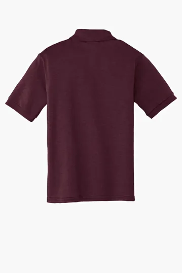 Port & Co Youth Core Blend Jersey Knit Polo — view 13