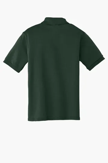 Port & Co Youth Core Blend Jersey Knit Polo — view 15