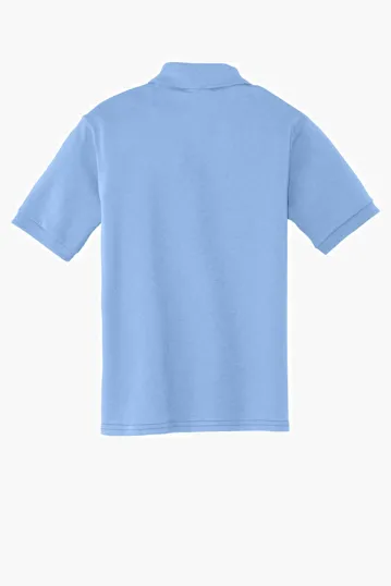 Port & Co Youth Core Blend Jersey Knit Polo — view 18
