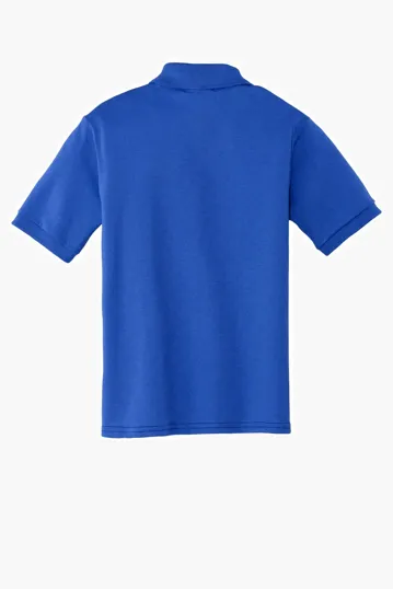 Port & Co Youth Core Blend Jersey Knit Polo — view 20