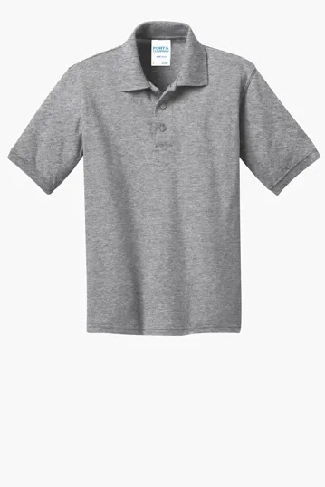 Port & Co Youth Core Blend Jersey Knit Polo — view 2