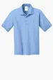 Port & Co Youth Core Blend Jersey Knit Polo — view 8