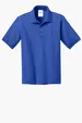 Port & Co Youth Core Blend Jersey Knit Polo — view 10