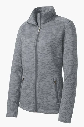 Port Authority Women's Digi Stripe Fleece Jacket — view 3