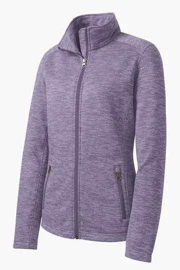 Port Authority Women's Digi Stripe Fleece Jacket — view 5