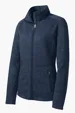 Port Authority Women's Digi Stripe Fleece Jacket — view 4
