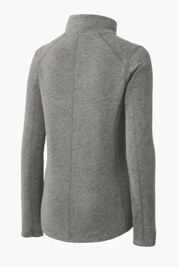 Port Authority Women's Heather Microfleece Full-Zip Jacket — view 11