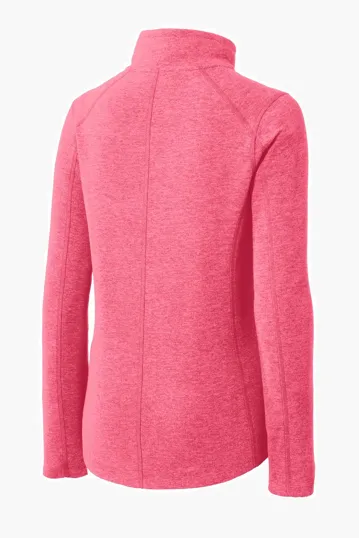 Port Authority Women's Heather Microfleece Full-Zip Jacket — view 12