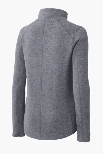 Port Authority Women's Heather Microfleece Full-Zip Jacket — view 13