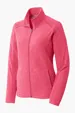Port Authority Women's Heather Microfleece Full-Zip Jacket — view 6