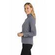 Port Authority Women's Heather Microfleece Full-Zip Jacket