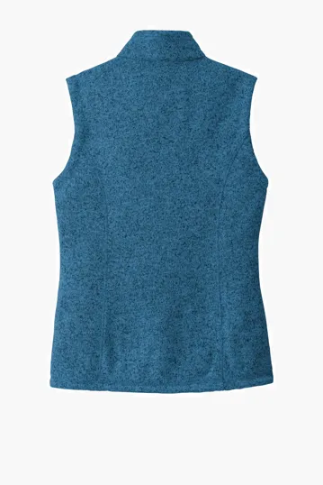 Port Authority Women's Sweater Fleece Vest — view 7