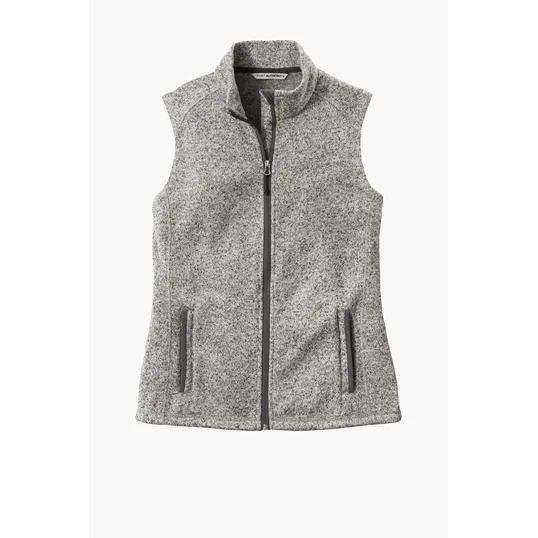 Port Authority Women's Sweater Fleece Vest — view 3