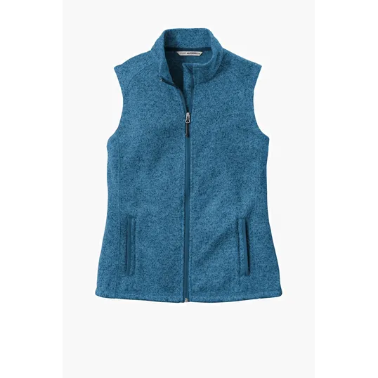 Port Authority Women's Sweater Fleece Vest — view 4
