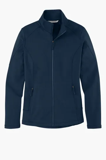 Port Authority Women's Grid Fleece Jacket — view 4