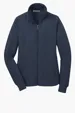Port Authority Women's Slub Fleece Full-Zip Jacket — view 3