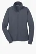 Port Authority Women's Slub Fleece Full-Zip Jacket — view 4