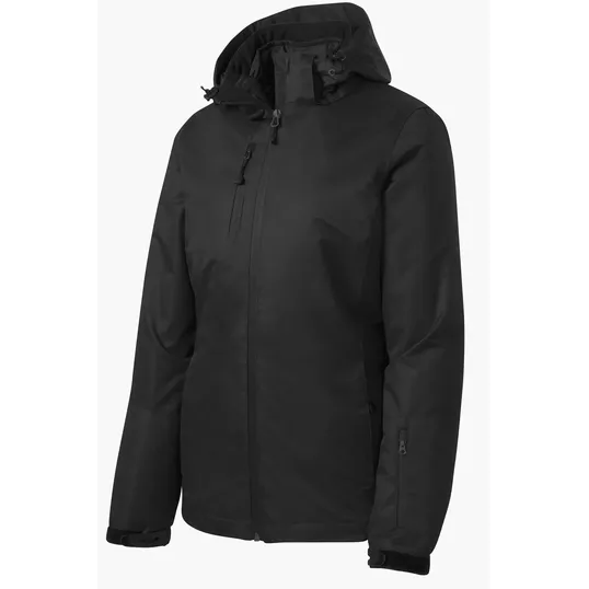 Port Authority Women's Vortex Waterproof 3-in-1 Jacket. — view 2