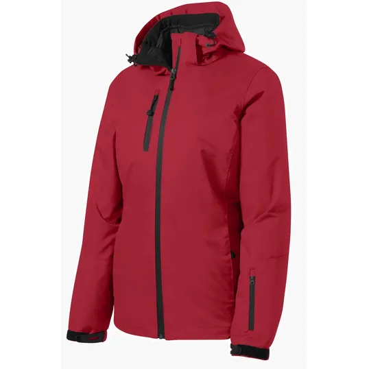 Port Authority Women's Vortex Waterproof 3-in-1 Jacket. — view 4